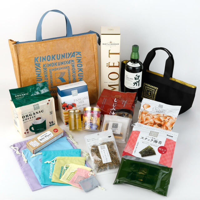 「お年玉袋 30,000円」＜価格：30,000円（税込）＞【国産ウイスキーやシャンパン入りの豪華なセットも！「紀ノ国屋のお年玉袋」オンラインストアで先行販売！】