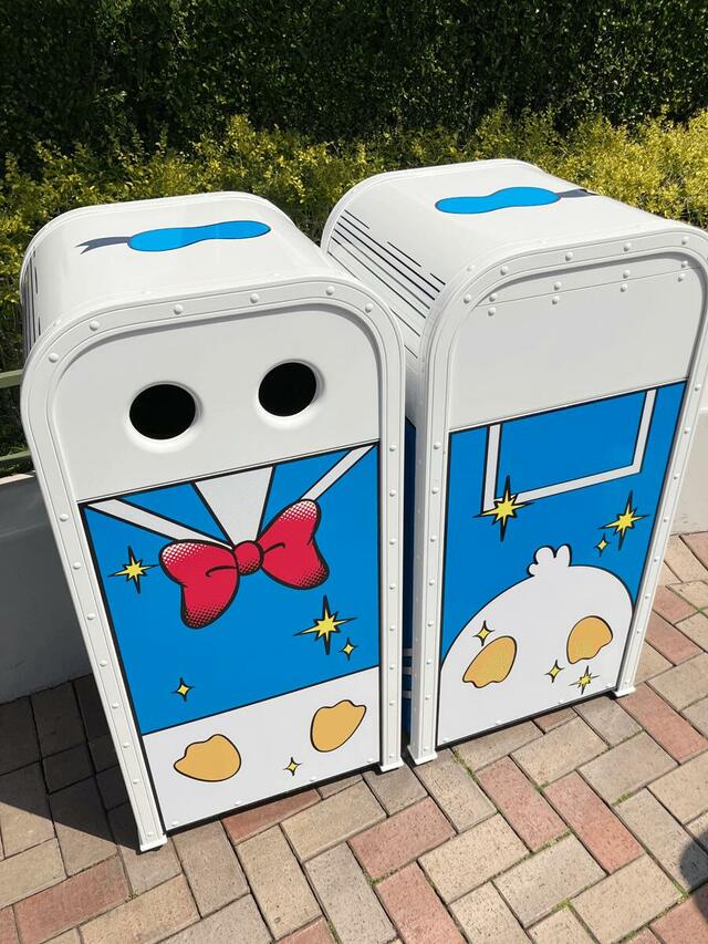 現地のデコレーションのようす【「ディズニー・パルパルーザ“ドナルドのクワッキー・ダック！ダック！ダックシティ！”」】