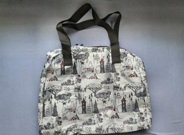 「MOOMIN 180度ガバッと開く!大容量ボストンバッグ」裏