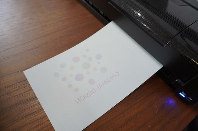 【ダイソー】「アイロンプリントシート」文字は反転して印刷する