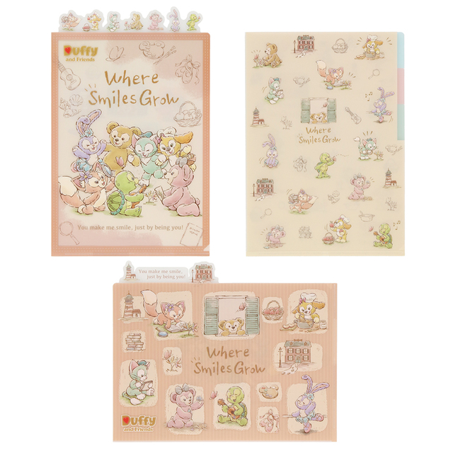 「ウェア・スマイルズ・グロウ」クリアホルダーセット