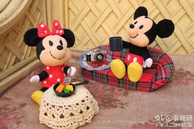 ミッキーがミニーを見つめているのがこだわり。