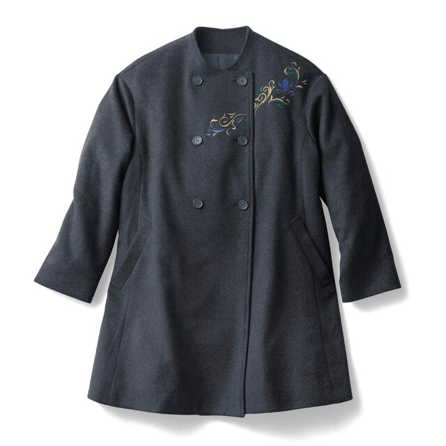 刺繍入りAラインコート「アナと雪の女王」|¥ 12,900 (税込)