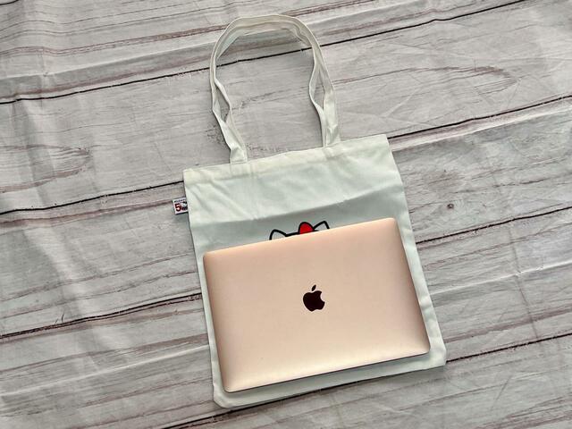 MacBook Airが楽々入るサイズ感