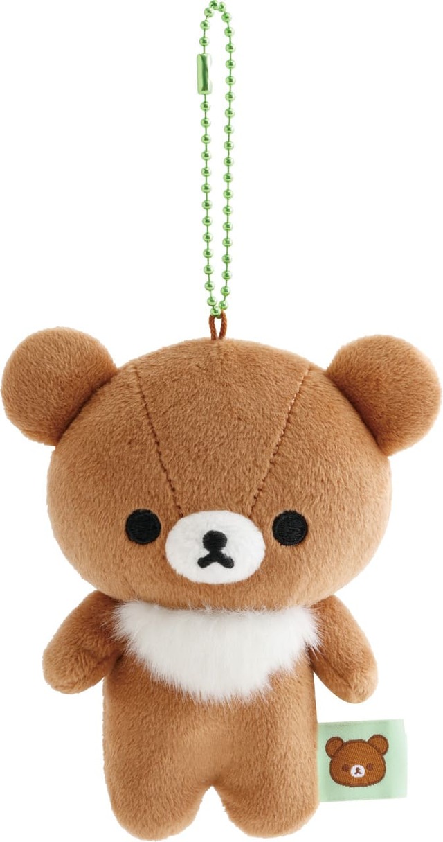 【リラックマ新商品】「もーちもちぶらさげぬいぐるみ」チャイロイコグマ　1,980円