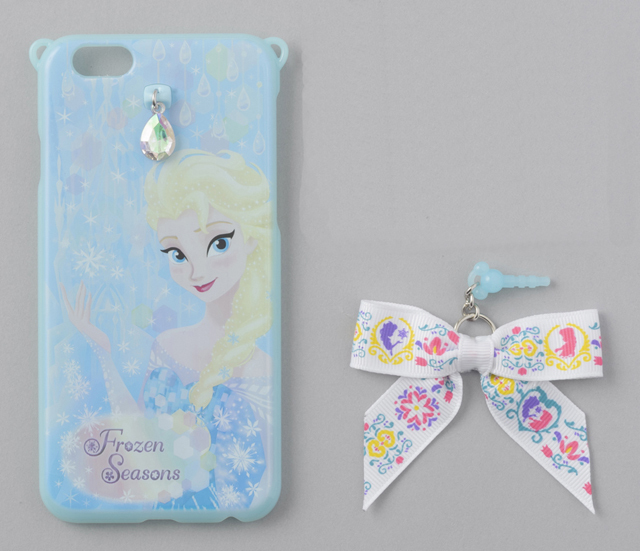 アナとエルサの新グッズ「Frozen Seasons」スマートフォンケース ¥2,900 iPhone6対応、イヤホンジャック付き（ケース：縦約14×横約7cm）©Disney
