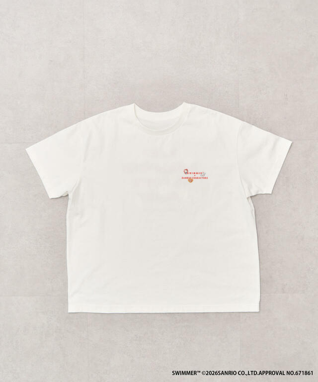 STRIPE CLUB サンリオ「サマーコレクション」ステッカー風デザインTシャツ(¥3,490)