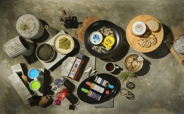 「メニュー＆グッズイメージ」【東京ソラマチで「STAR WARS」OH MY CAFE開催】