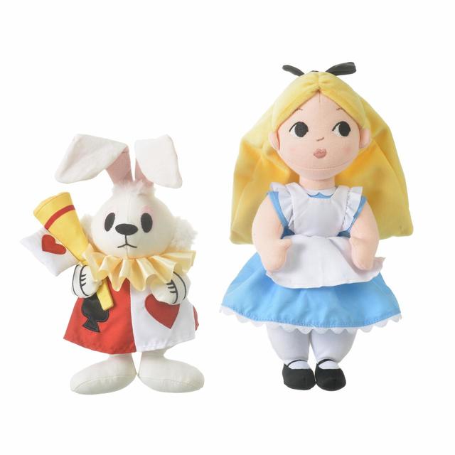 アリス＆白うさぎ ぬいぐるみ Alice in Wonderland by Mary Blair