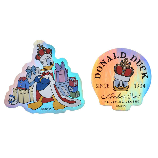 ドナルド シール・ステッカー ダイカット ホログラム Sticker Collection DONALD THE KING BIRTHDAY 700円