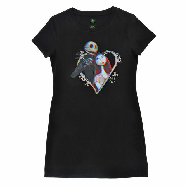 ジャック・スケリントン＆サリー 半袖ワンピース Tim Burton's The Nightmare Before Christmas 2022 5,280円