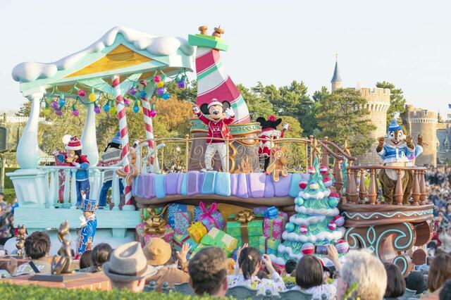 2024年11月14日 「ディズニー・クリスマス」プレスプレビュー/東京ディズニーランド/ディズニー・クリスマス・ストーリーズ“フォンド・フェアウェル”の模様