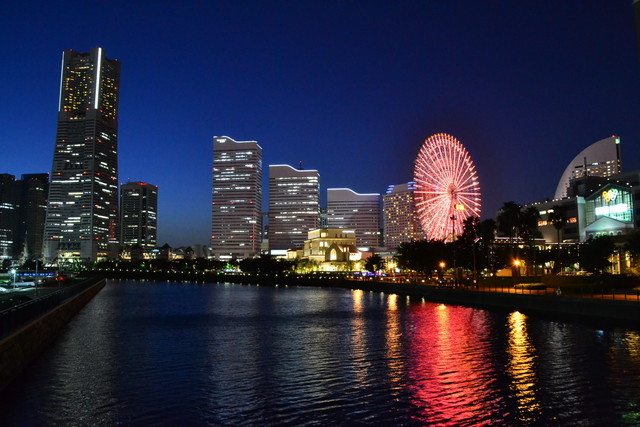 横浜みなとみらい　夜景