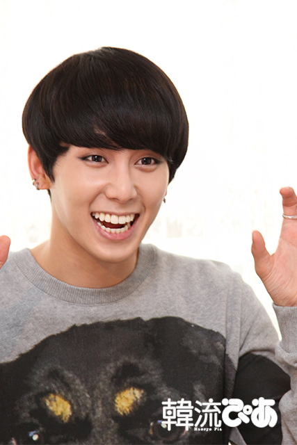 MYNAMEチェジン＠『韓流ぴあ』取材