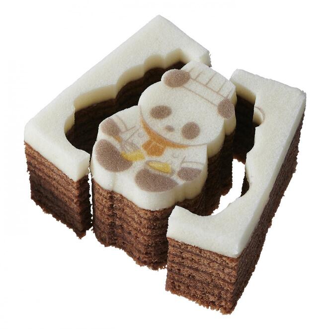 「『カタヌキヤ』パティシエパンダバウム」＜1個入り、日本製、540円＞【阪急うめだ本店「CHOCOTTO ANIMAL PARK」】