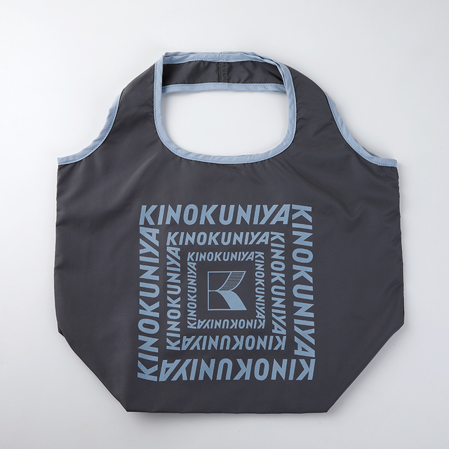 【紀ノ国屋エコバッグ30周年 コンパクトバッグ】店舗限定カラー「ダークグレー」インターナショナル（青山店）