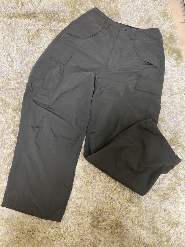 【ワークマン M47タイプユーティリティカーゴパンツ】カラーはブラック、ダークグリーン、サンドの3種