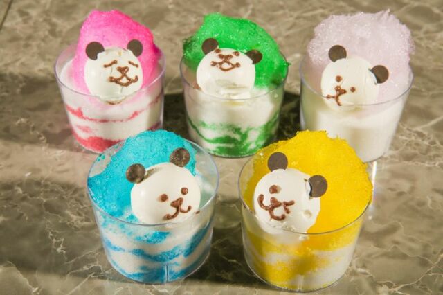 「コットンキャンディ―かき氷」【アラビアンジュエル サマーブッフェ】