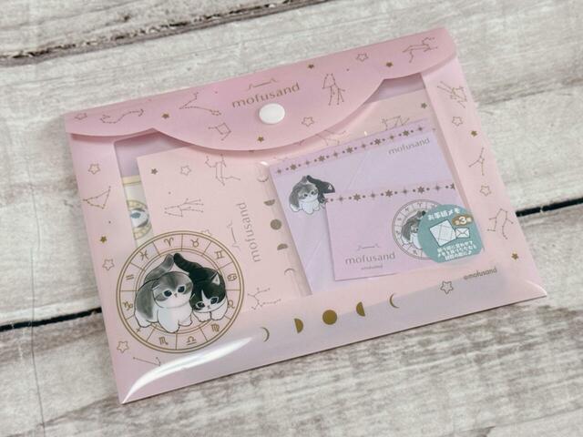 ふせんやA6ノート、お手紙メモを収納してみました。中身が見えるのがGood!