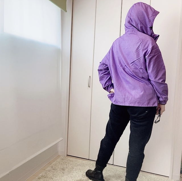 【ワークマン レディース高撥水シェルジャケット(エンボスタイプ)】サラッとした着心地