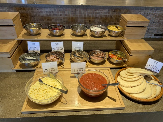 手作りピザが楽しめる！