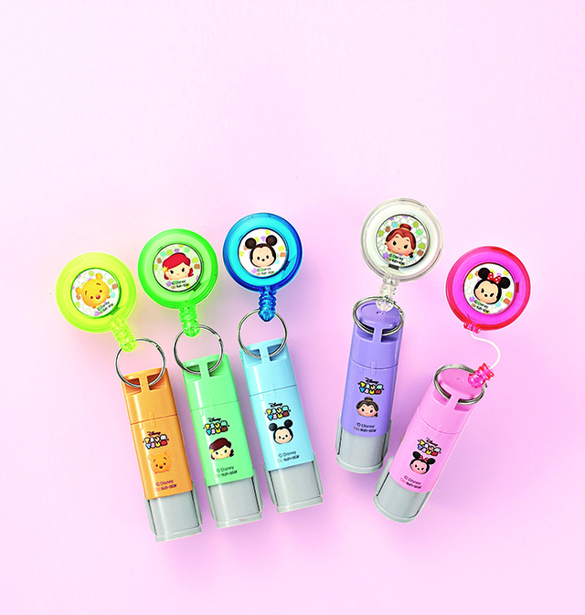 ＜ディズニー＞ツムツム クイック C9 リールキー付き5色