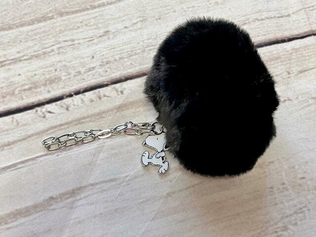 【ファッションセンターしまむら】スヌーピーのチャーム付きのふわふわバッグチャーム♪