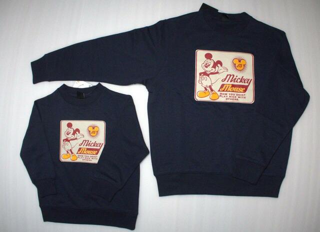 【ワークマン】Disney長袖裏毛スウェット