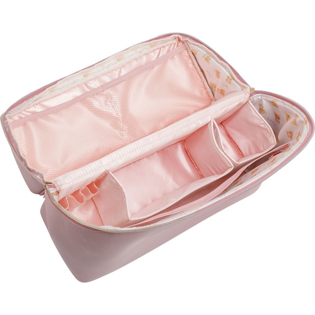 【リラックマ・オフィス雑貨シリーズ】ポケットがいっぱいついているので整理もしやすい「スタンドビッグポーチ」