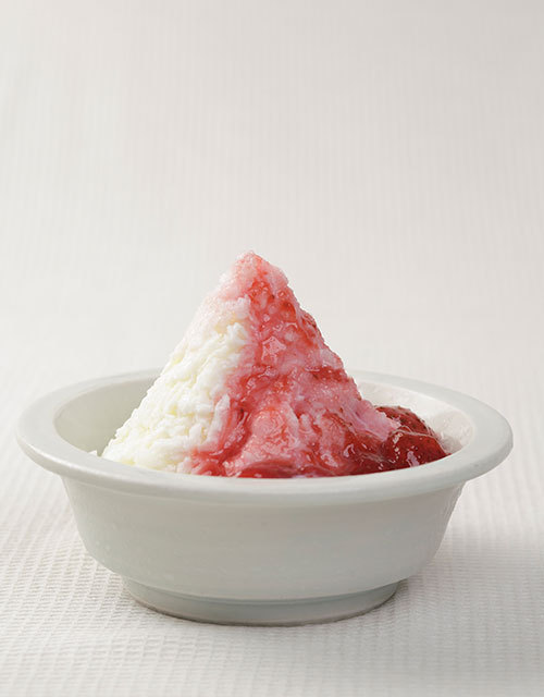 六花亭円山店喫茶室／六花氷 420円