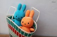 【BON TON TOYS ミッフィー】「Mifffy Corduroy 23cm」3,960円／新色 Orange / Teal、サイズ：W17 x D11.5 x H23 cm