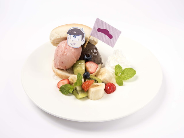 トド松のジェラートバーガー 1,598円 (税抜き1,480円)　©赤塚不二夫/おそ松さん制作委員会