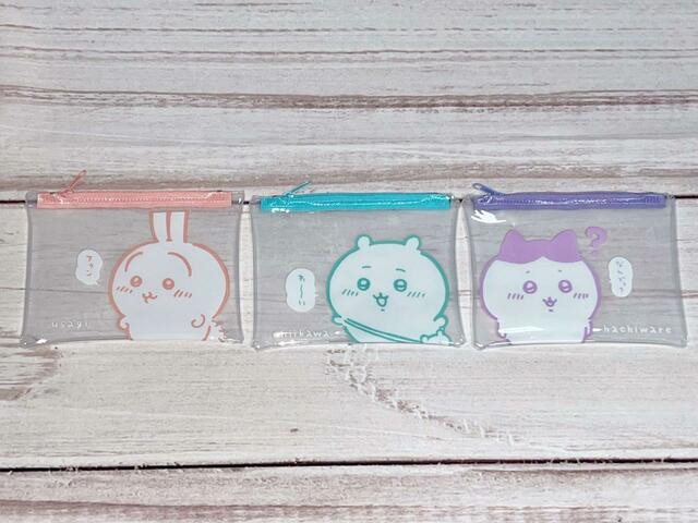 【ちいかわ100円雑貨】ちいかわ　ビニールポーチミニ／各税込110円
