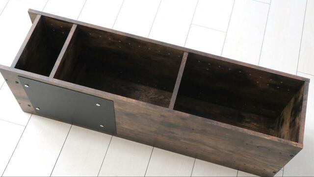 【ニトリ 連結できるNカラボ スリム 3段】マグネットも取り付けられるカラボが完成！