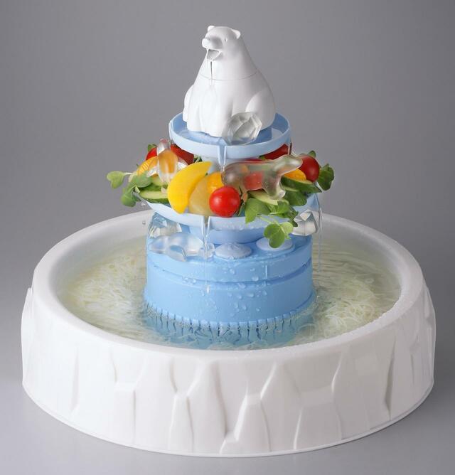 「超ヒエヒエ 北極流しそうめん 　白くまファウンテン」＜生産終了＞【タカラトミーアーツから『そうめんスライダー ポケットモンスター』が新発売】