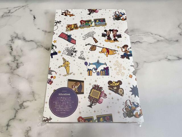 【Disney store 30TH ANNIVERSARY BOOK】取り外したページの裏面はこんな感じ♪