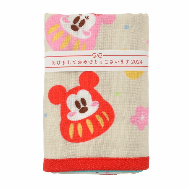 ミッキー＆フレンズ フェイスタオル NEW YEAR 2024 1,200円