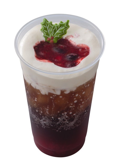 スパークリングドリンク(ミックスベリー&ホイップ)650円