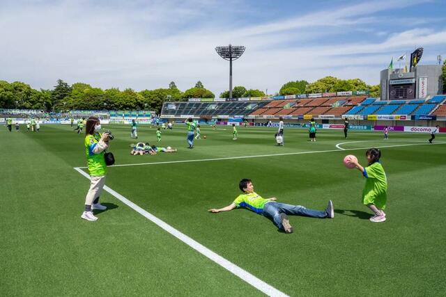 湘南ベルマーレの人気企画オープンフィールド ©SHONAN BELLMARE