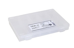 【キャンドゥ 収納用品ランキング第9位】「SIKIRI 10（仕切りケース）」110円（税込）