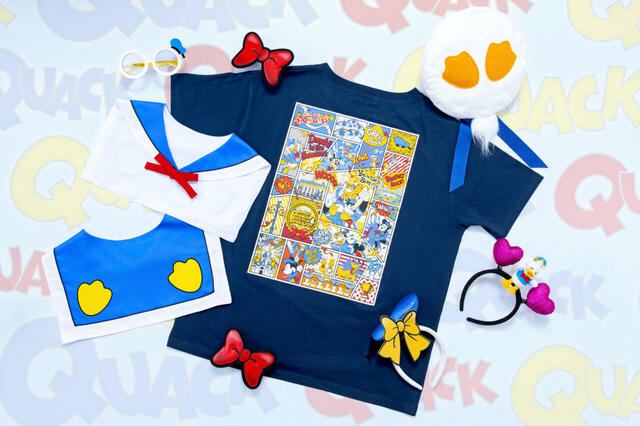 ディズニー・パルパルーザ「ドナルドのクワッキー・ダック!ダック!ダックシティ!」スペシャルグッズ|販売店舗:東京ディズニーランド「ディズニー&カンパニー」|発売日:2025年4月7日(月)