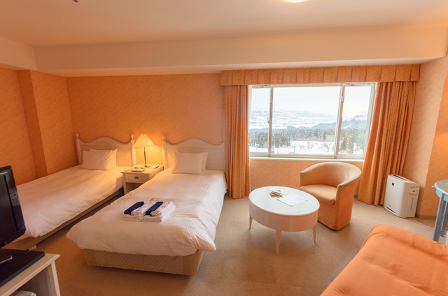 スタンダードツイン（32㎡・定員3名）の客室「舞子高原ホテル」｜舞子スノーリゾート（舞子エリア）