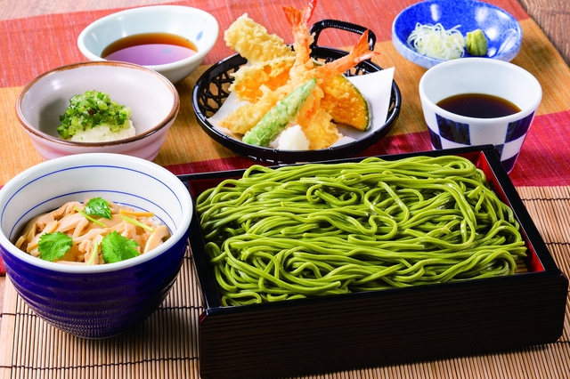 選べる小丼！宇治茶そば膳（竹の子御飯）
