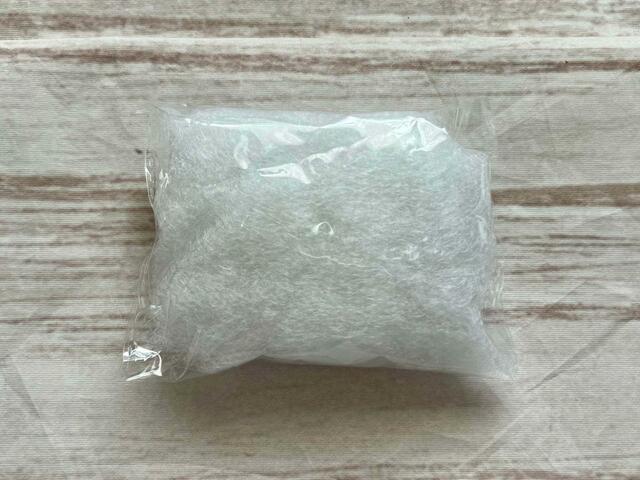 3つ分のマスコットの綿