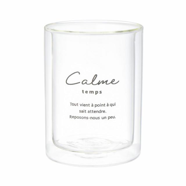 「ストレート ダブルウォールグラス」クリア：1,200円（税込）