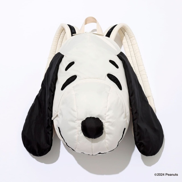 【LeSportsac×PEANUTS】「スヌーピーバックパック」(H35×W20×D20cm)¥37,400