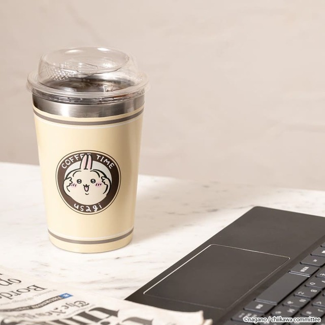 【ちいかわ『CHIIKAWA TUMBLER BOOK うさぎ』（宝島社）】オフィスでもさりげなく使えるシンプルデザイン