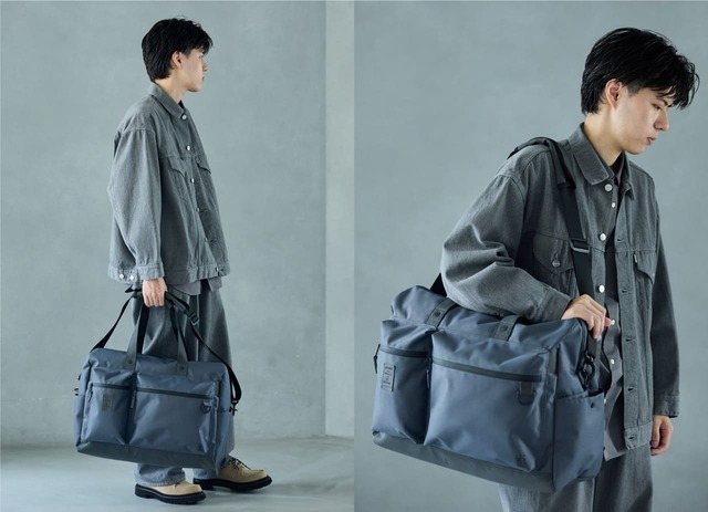 【アネロ「2WAY ボストンバッグ」¥9,350】2WAY使用可能の大容量のボストン