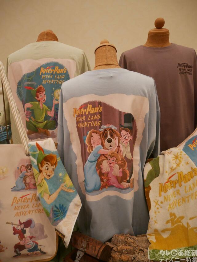 「ピーターパンのネバーランドアドベンチャー」をテーマにしたグッズ｜東京ディズニーシー新テーマポート「ファンタジースプリングス」｜販売店舗：東京ディズニーシー「エンポーリオ」｜発売日：2024年5月28日（火）