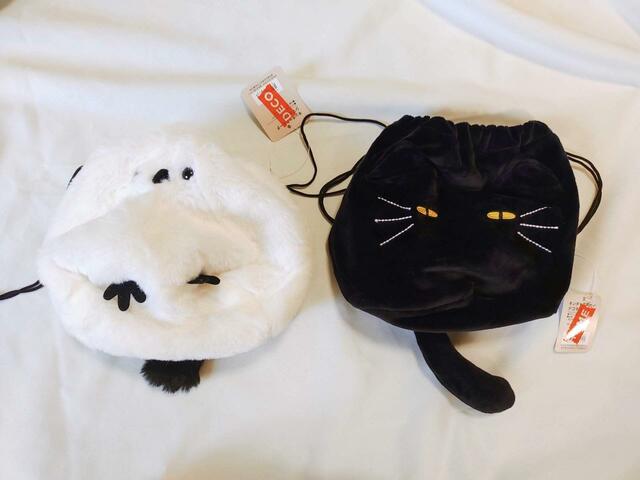 【ニトリデコホーム×巾着ポーチ】ふわふわした手触りが、心地よい